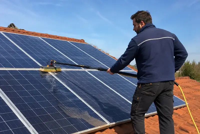 Nettoyage et entretien de panneaux solaires à Aigaliers