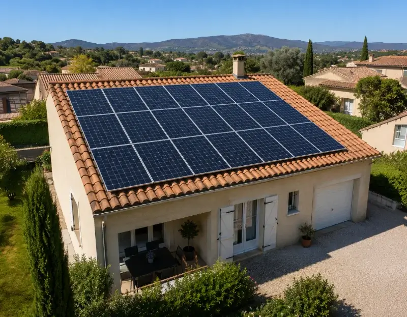 Prime à l'autoconsommation panneaux solaires Aigaliers — aide financière de l'État